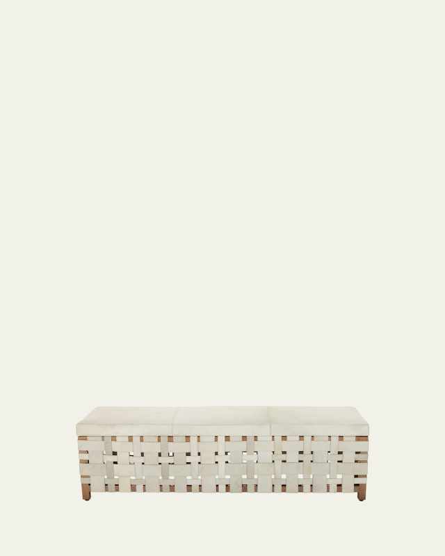 Ellis Hair Hide Bench